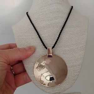 Robert Lee Morris Jewelry - Robert Lee Morris Studio Silver Disc Pendant Robert Lee Morris Jewelry - Robert Lee Morris Studio Silver Disc Pendant